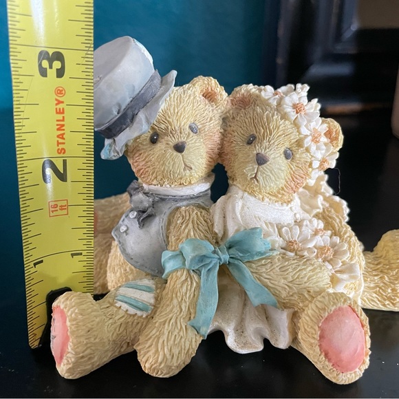 1992 Cherished Teddies: Robbie and Rachel "Love Bears All Things" #911402 - Picture 2 of 5